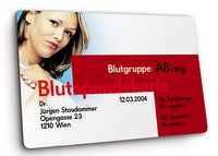 Blutspendekarte